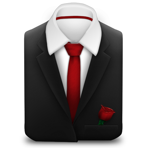 Manager Red Tie - Rose Icon 512x512 png